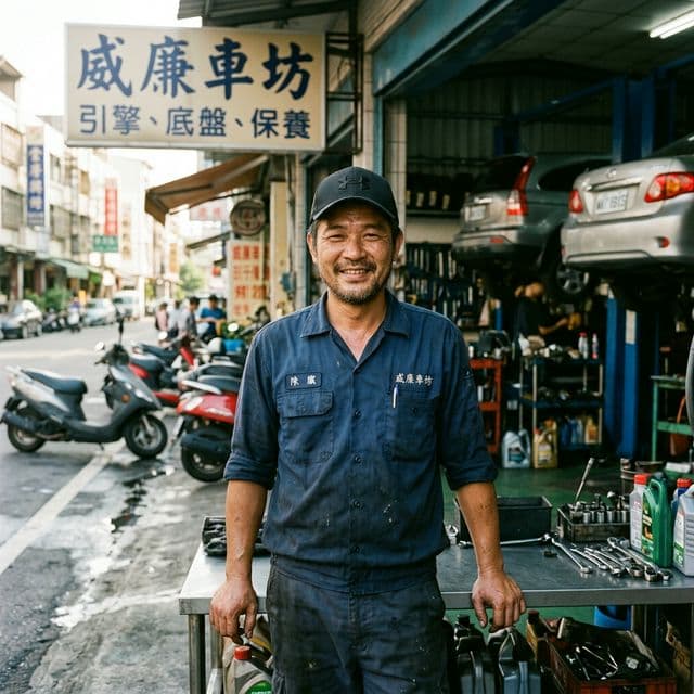 陳大哥 - 汽車維修廠負責人